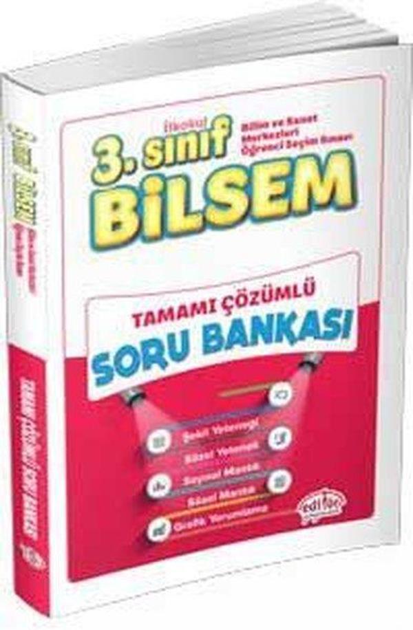 Editör 3.Sınıf Bilsem Çözümlü Soru Bankası - Editör - Image 1