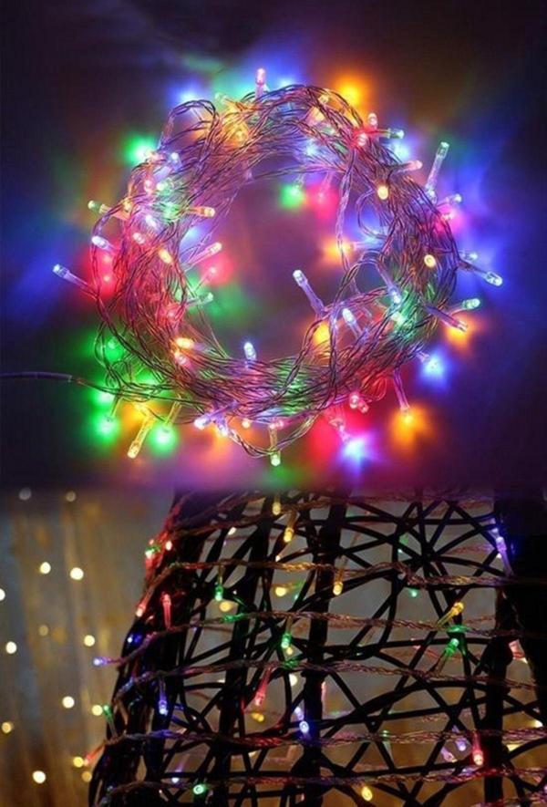 Tedaks 10 Metre 100 Ledli 8 Fonksiyonlu Karışık Renkli Rgb Led Lamba - Image 1