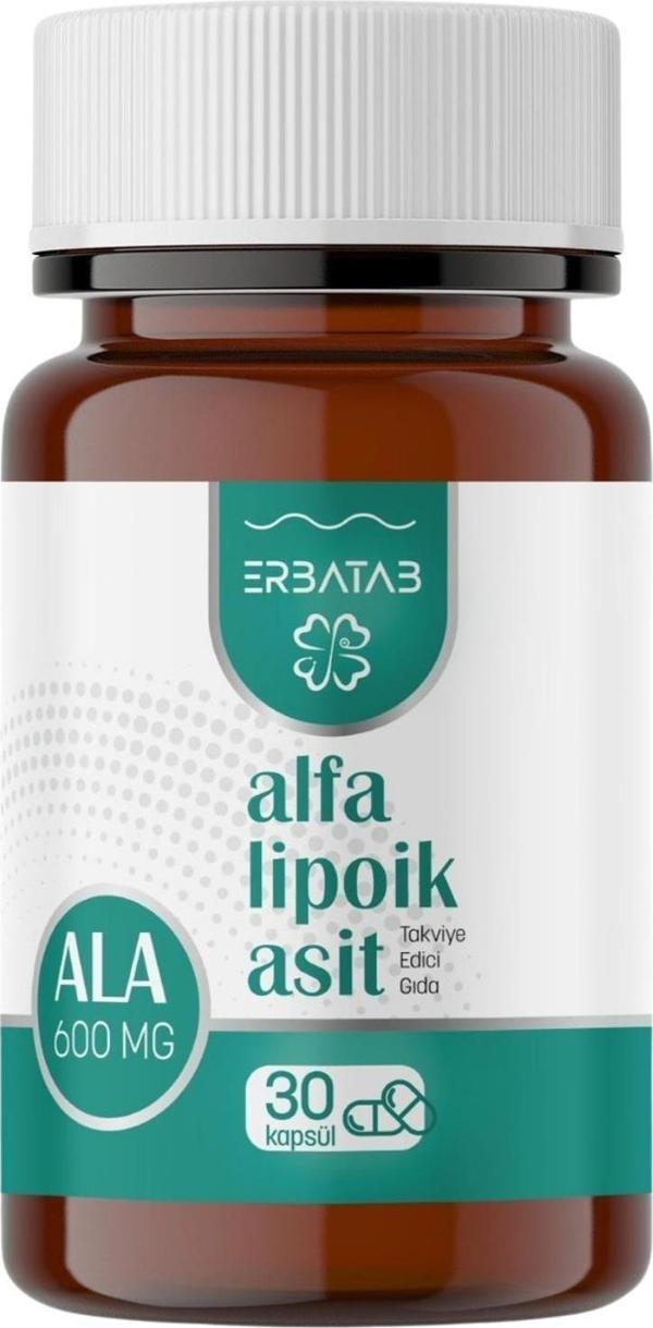 Erbatab Alfa Lipoik Asit 600 mg 30 Kapsül - Image 1