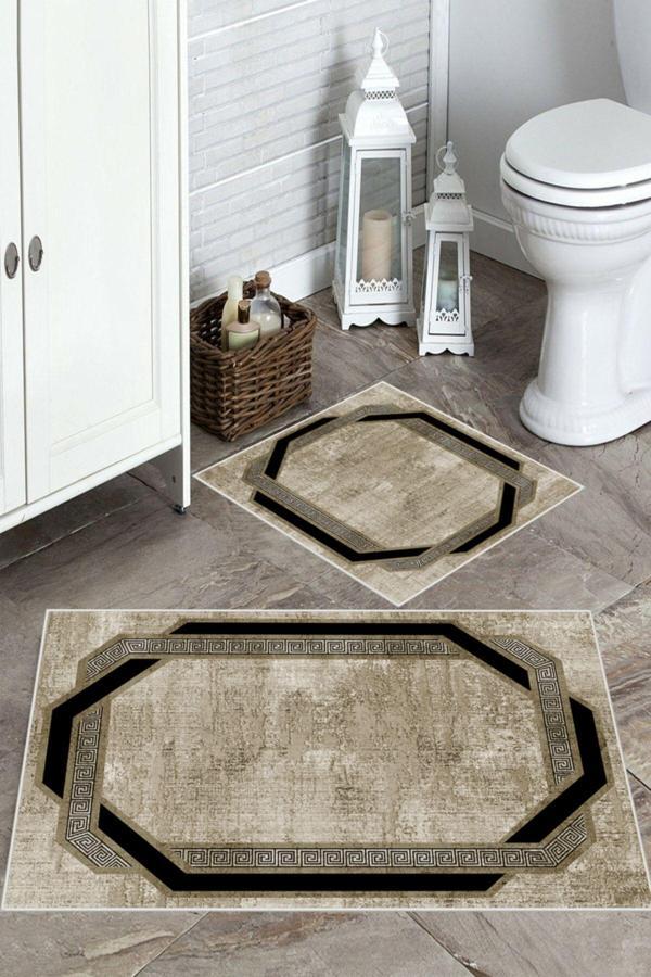 Vizon Kaymaz Taban Çerçeve Banyo Paspas  BB-126 - Image 1