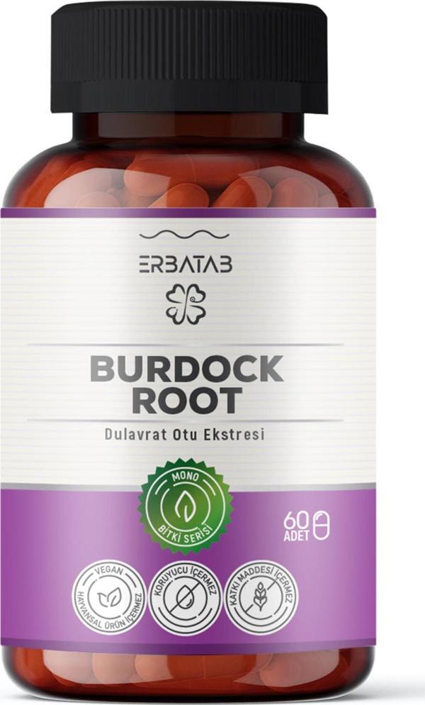 Erbatab Burdock Root Dulavrat Otu Ekstresi 60 Kapsül - Image 1