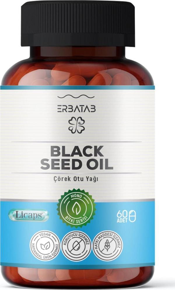 Erbatab Çörek Otu Yağı Black Seed Oil 60 Kapsül Licaps® - Image 1