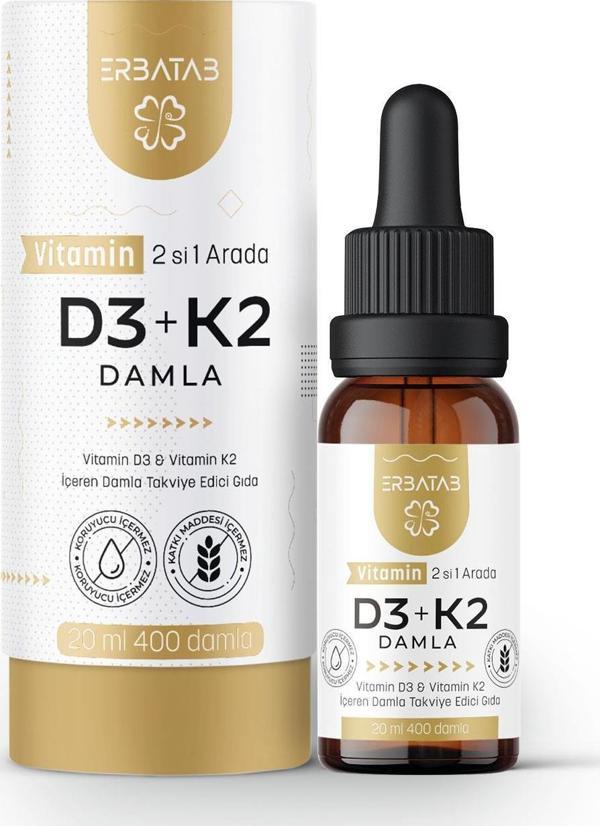 Erbatab D3-K2 20 ML - Image 1