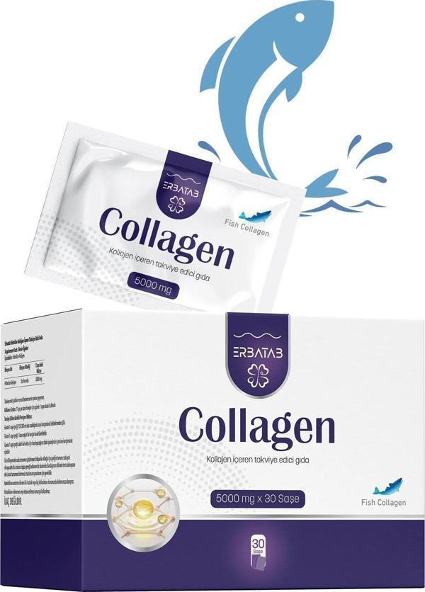 Erbatab Hidrolize Kollajen 5000 mg 30 Saşe - Image 1
