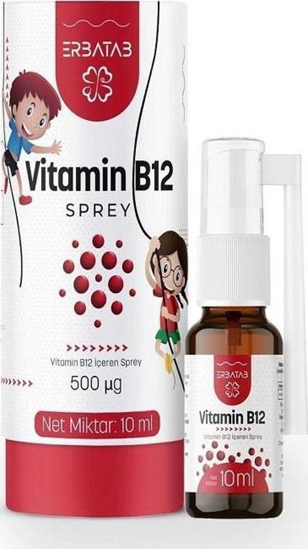 Erbatab Metilkobalamin B12 Sprey 10 ml - Image 1