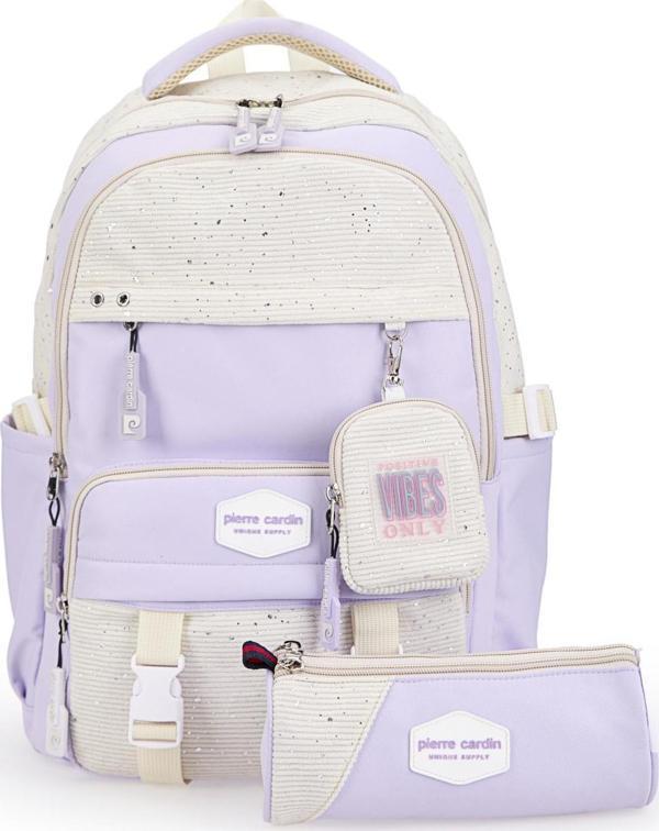 Pierre Cardin Kız Okul Çanta Seti PCSET07PC240600-Mor - Image 1