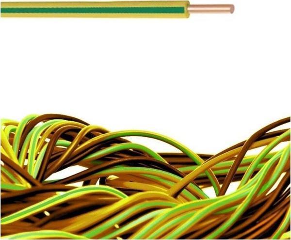 Öznur 1.5 mm Nya Tek Damar Sarı-Yeşil Renk Kablo %100 Bakır 7 Metre - Image 1