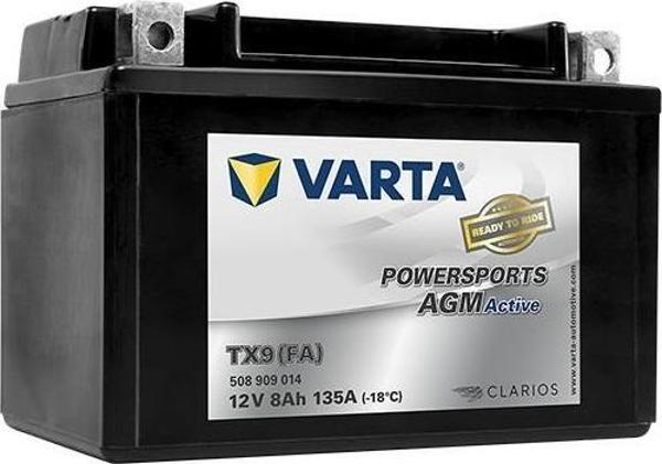 Varta TX9(FA) AGM Motosiklet Aküsü 8Ah  - Image 1