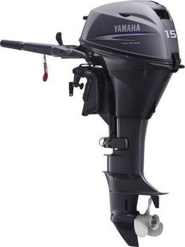 Yamaha F15CMHL 15Hp Manuel Uzun Şaft Deniz Motoru - Image 1