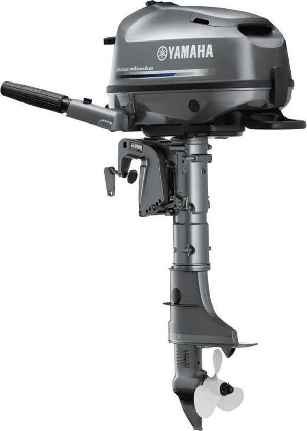 Yamaha F6CMHS 6Hp Kısa Şaft Manuel Deniz Motoru - Image 1