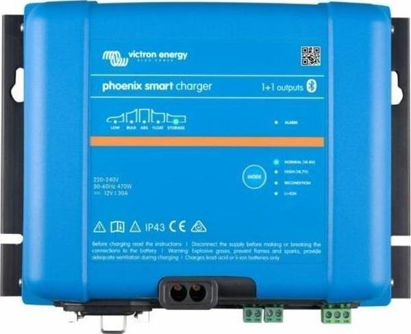 Victron Energy Smart Phoenix Akü Şarj Cihazı 24V 25A 1+1 Çıkışlı  - Image 1