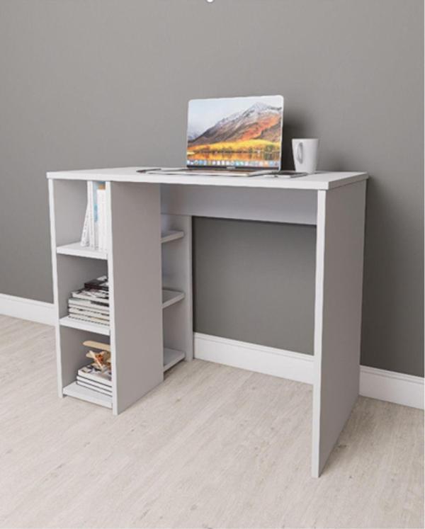 Mirobi Orbit Çalışma Masası Bilgisayar Masası Ofis Masası Ders Masası Beyaz - Image 1