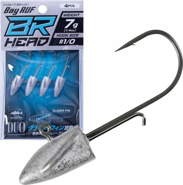 Duo Bay Ruf BR Head Jighead 7gr #1/0 (4 Adet) - Image 1