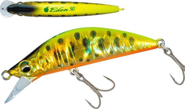 Major Craft Finetail Eden 50HS 5.5gr LRF Sahte Balık # 13 Gold Chart Yamame - Image 1