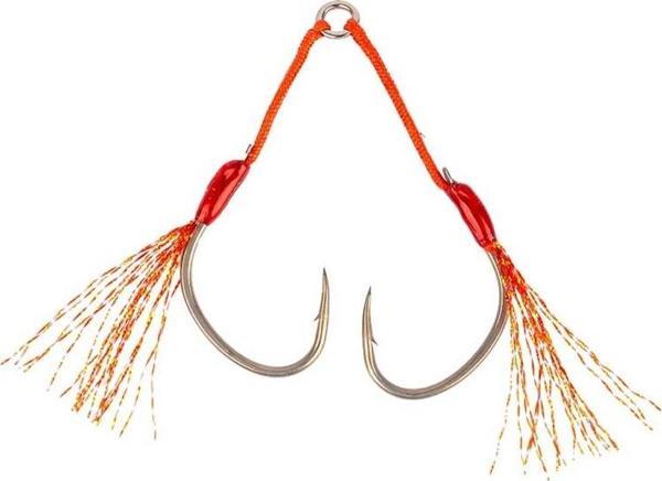 Mustad AS4 AP Ruthless Slow Flash Çiftli Assist İğne TS #1/0 (2 Adet) - Image 1