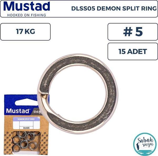Mustad Demon DLSS05 Split Ring Halka #5 17kg (15 Adet) - Image 1