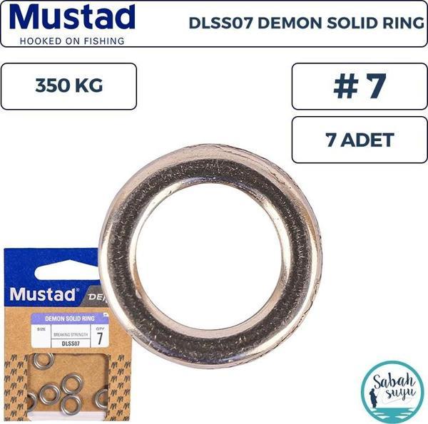 Mustad Demon DLSS07 Solid Ring Halka #7 350kg (7 Adet) - Image 1
