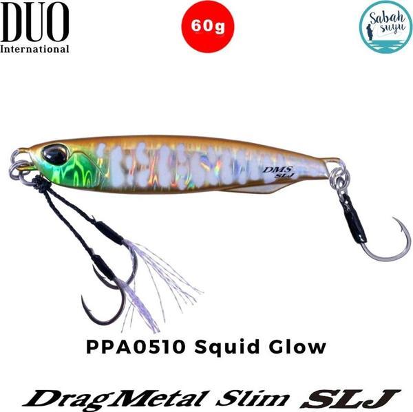 Duo Drag Metal Slim SLJ Jig 60gr 84mm PPA0510 Squid Glow - Image 1