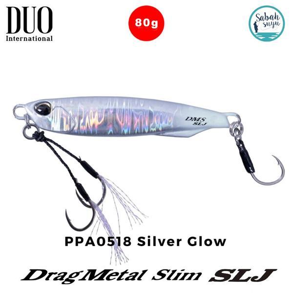 Duo Drag Metal Slim SLJ Jig 80gr 90mm PPA0518 Silver Glow - Image 1