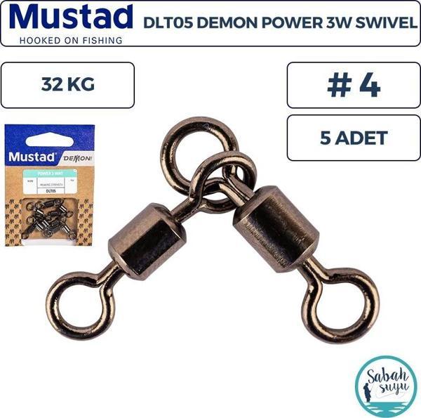 Mustad Demon DLT05 Kombi Fırdöndü #4 32kg (5 Adet) - Image 1