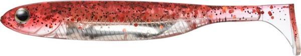 Fish Arrow Flash J Shad Plus SW 10cm (4'') #124 Red Silver Silikon Balık (5 Adet) - Image 1