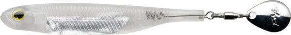 Fish Arrow Flash J Spin Elastomer SW 10cm (4'') #100 Shirasu Silver Silikon Balık (3 Adet) - Image 1