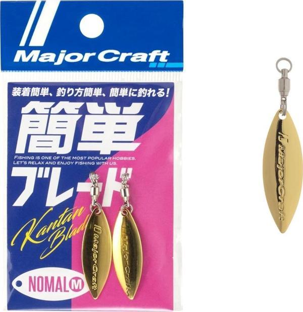 Major Craft Kantan Blade Kaşık Nomal 4.5cm Medium #01 Gold - Image 1