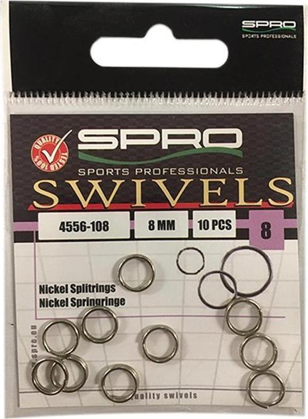 Spro Split Ring No:8 8mm (10 Adet) - Image 1