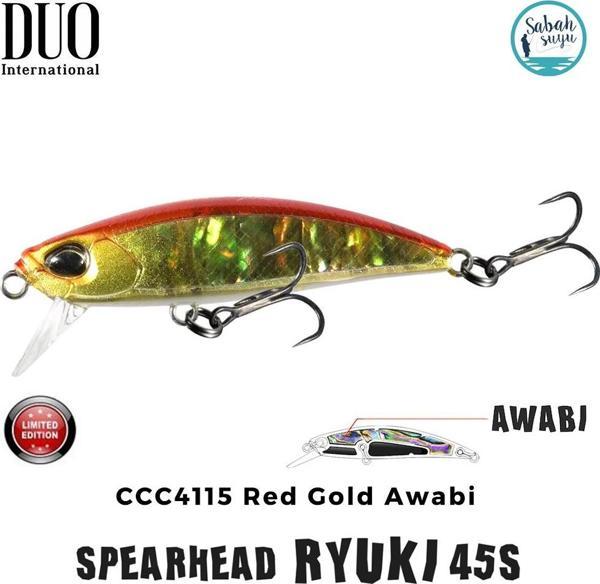 Duo Spearhead Ryuki 45S CCC4115 Red Gold Awabi - Image 1