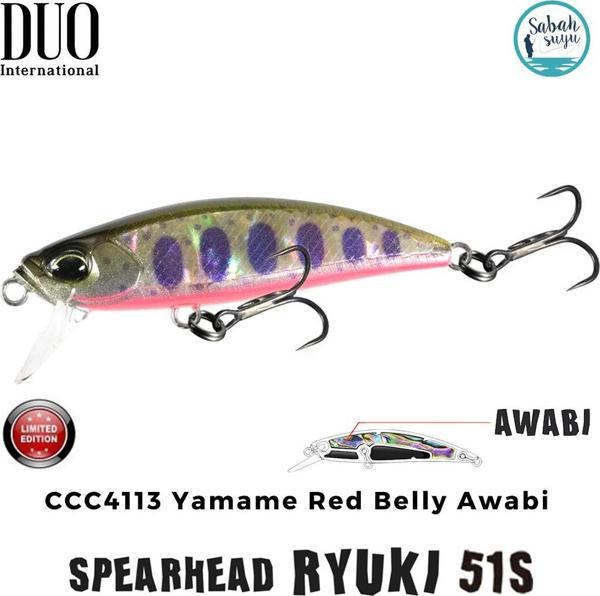 Duo Spearhead Ryuki 51S CCC4113 Yamame Red Belly Awabi - Image 1
