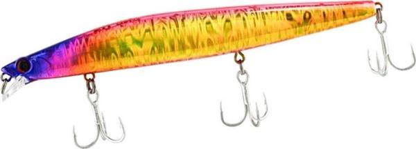 Fujin Hiroshi 140F 140mm 23gr Floating Maket Balık 224 Gold Purple - Image 1