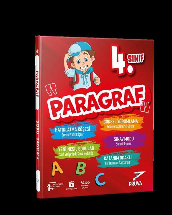 4. Sınıf Paragraf Soru Bankası Pruva Akademi - Pruva Akademi - Image 1