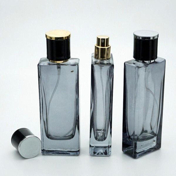 D&B Yol Parfüm Şişesi 50 Ml 3 Adet (Aparat İle Kapatılan) Siyah Boyalı Tower Model Kolay Kapama - Image 1