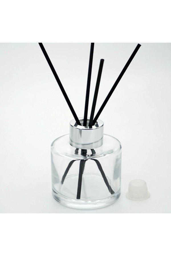 D&B Yol Silindir Boş Bambu 100 Ml ( 2 Adet ) Şeffaf Oda Şişesi - Image 1