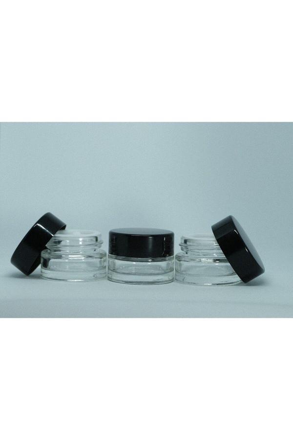 D&B Yol Krem Kavanozu 5 Ml (10 Adet) Boş Şeffaf - Image 1