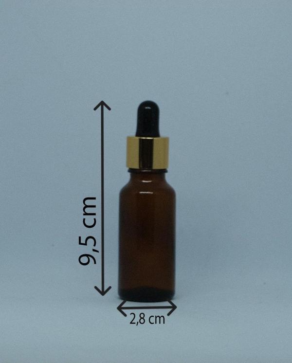 D&B Yol Damlalıklı 20 Ml 5 Adet Amber Şişe - Image 1