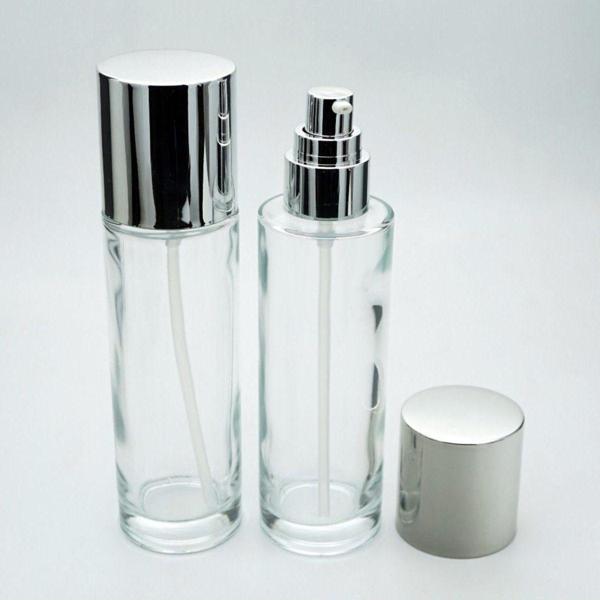 D&B Yol Losyon Ve Krem Şişesi 100 Ml (4 Adet) (Tekrar Doldurulabilir) Şeffaf Sarı Kapak Boş Cam Şişe - Image 1