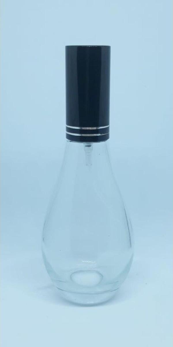 D&B Yol Parfüm Şişesi 70 Ml (2 Adet) (Tekrar Doldurulabilir) Boş Ampul Şişe Siyah Metal Valf Ve Kapak - Image 1