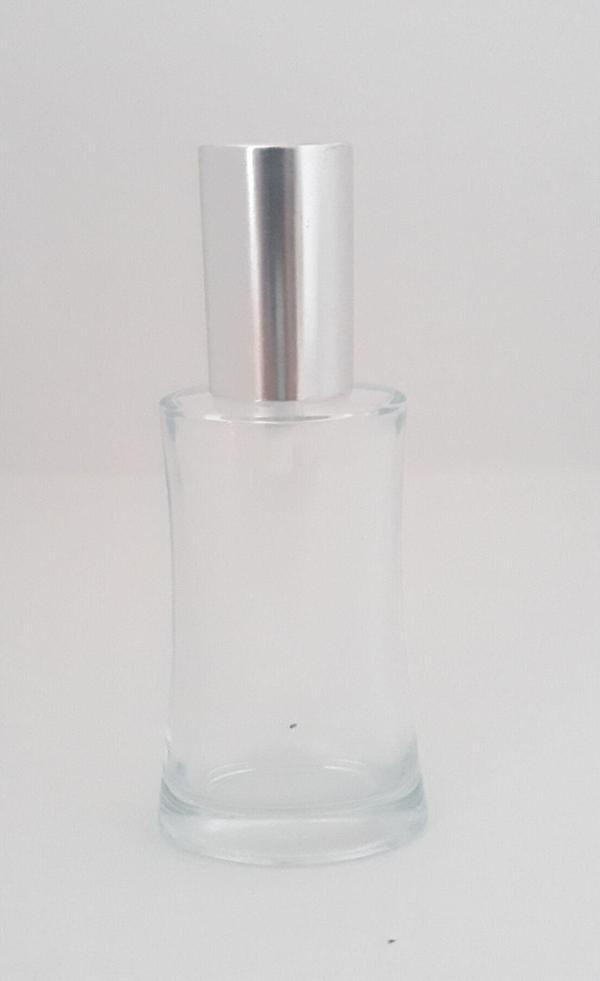 D&B Yol Parfüm Şişesi 100 Ml (3 Adet) (Tekrar Doldurulabilir) Gri Kapak Plastik Valf Eyfel Boş Şişe - Image 1