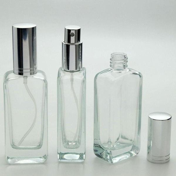 D&B Yol Parfüm Şişesi 50 Ml (5 Adet) (Tekrar Doldurulabilir) Gri Kapak Metal Valf Iphone Boş Şişe - Image 1