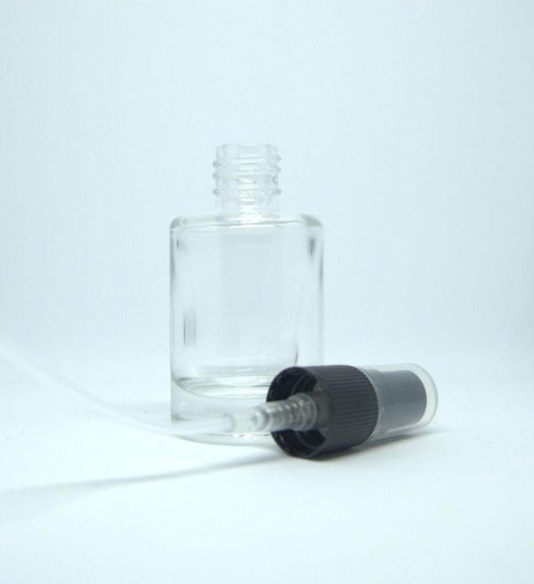 D&B Yol Boş Parfüm Şişesi 12 Ml (10 Adet) (Tekrar Doldurulabilir) Plastik Siyah Valf - Image 1