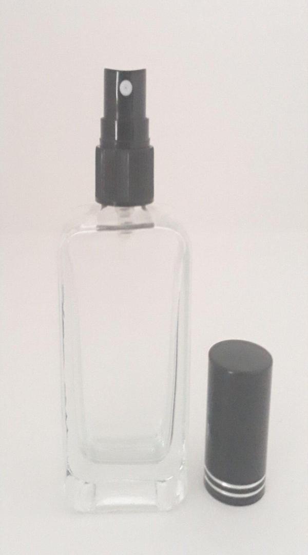 D&B Yol Boş Parfüm Şişesi 50 Ml (3 Adet) Siyah Kapak Plastik Valf Iphone (Tekrar Doldurulabilir) Boş Şişe - Image 1