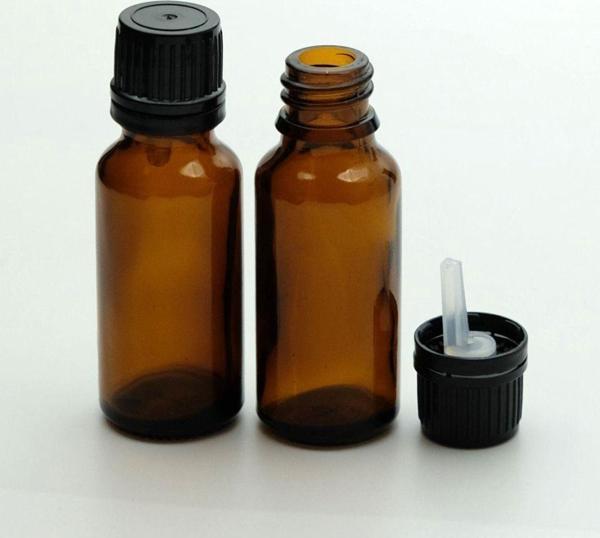 D&B Yol Damlalıklı İçten 20 Ml 10 Adet Amber Şişe - Image 1