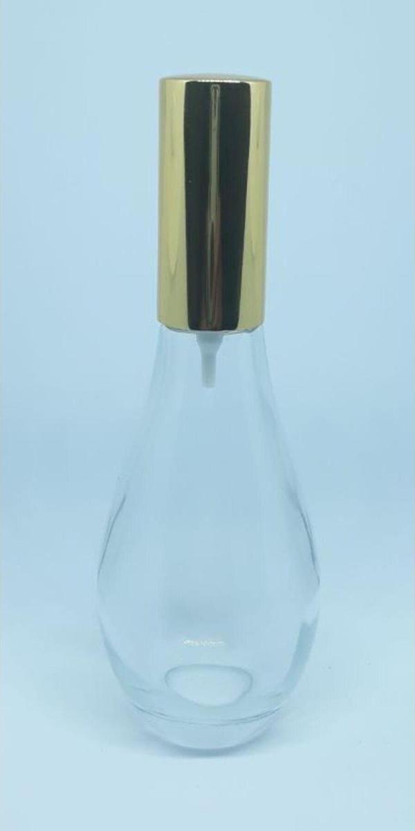 D&B Yol Parfüm Şişesi 70 Ml (4 Adet) (Tekrar Doldurulabilir) Boş Ampul Şişe Sarı Metal Valf Ve Kapak - Image 1