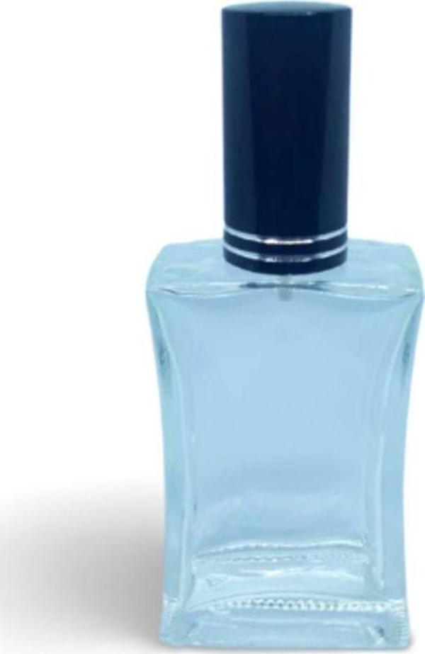 D&B Yol Siyah Kapak Metal Valf Iç Bükey (Tekrar Doldurulabilir) 50 Ml Boş Parfüm Şişesi 10 Adet - Image 1