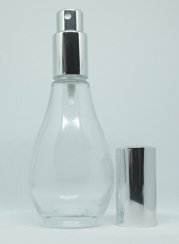 D&B Yol Parfüm Şişesi 70 Ml (2 Adet) (Tekrar Doldurulabilir) Boş Ampul Şişe Gri Metal Valf Ve Kapak - Image 1