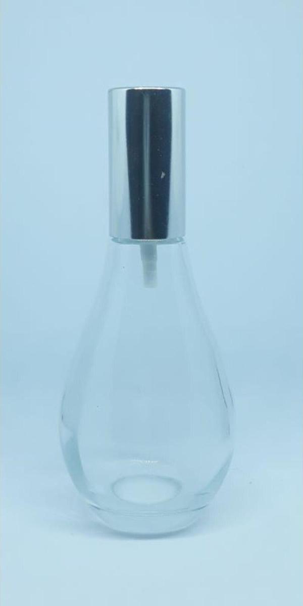 D&B Yol Parfüm Şişesi 70 Ml (4 Adet) Boş (Tekrar Doldurulabilir) Ampul Şişe Gri Kapak Plastik Valf - Image 1