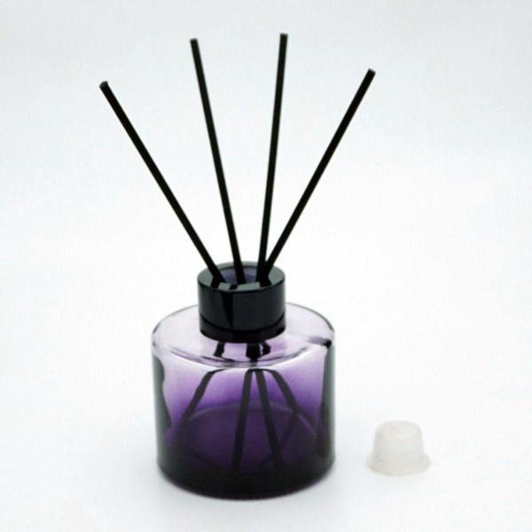 D&B Yol Boş Silindir Bambu 100 Ml ( 6 Adet ) Mor Boş Oda Şişesi - Image 1