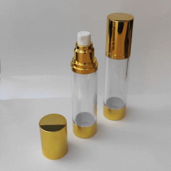 D&B Yol Losyon Ve Krem Şişesi 50 Ml 3 Adet (Tekrar Doldurulabilir) Parlak Airless Şişe - Image 1