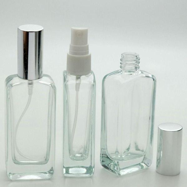D&B Yol Parfüm Şişesi 30 Ml (3 Adet) Gri Kapak Plastik Valf İçbükey (Tekrar Doldurulabilir) Boş Şişe - Image 1